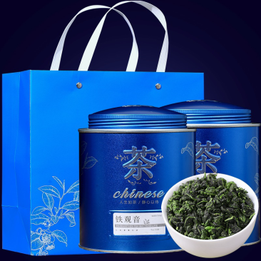 《安溪铁观音批发价》茶叶清香型青茶铁观音散茶罐装500g