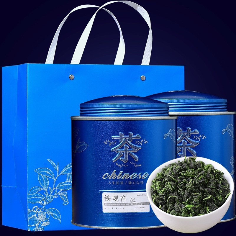《安溪铁观音批发价》茶叶清香型青茶铁观音散茶罐装500g
