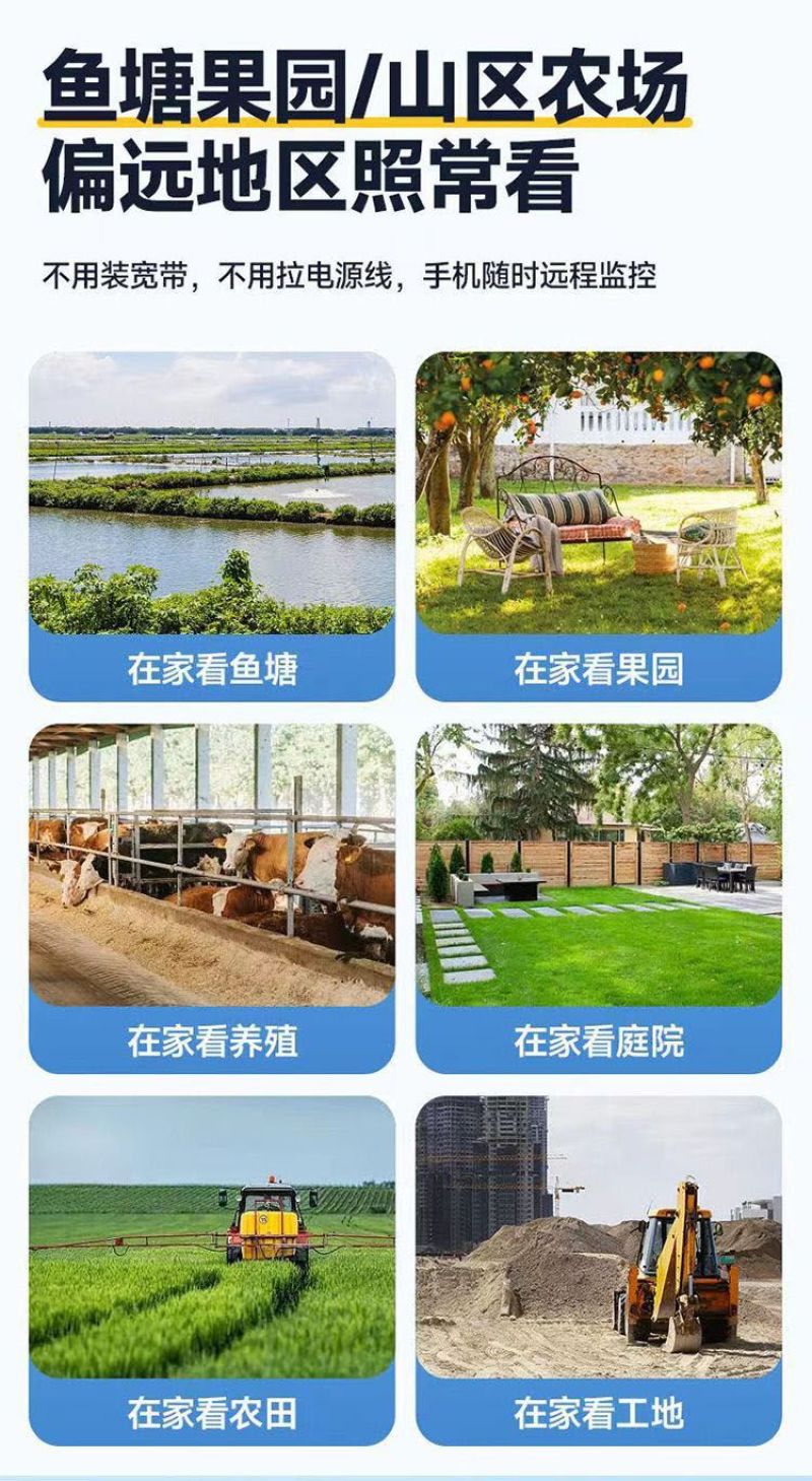 包邮太阳能监控防水摄像头360无死角旋转手机远程新款