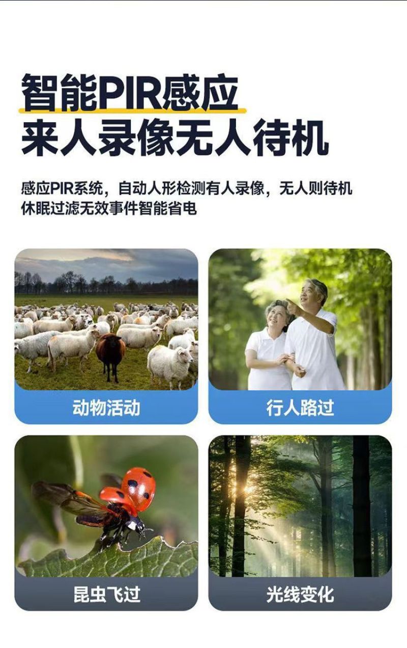 包邮太阳能监控防水摄像头360无死角旋转手机远程新款