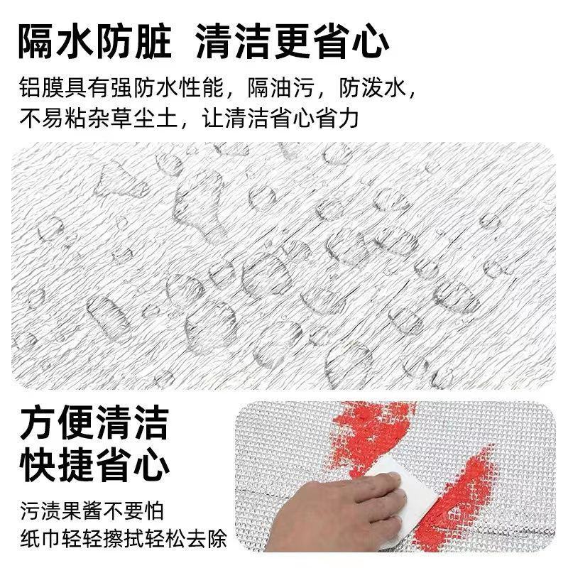 铝膜防潮垫防水防潮加厚3-4人露营垫子防潮垫野炊地垫户外