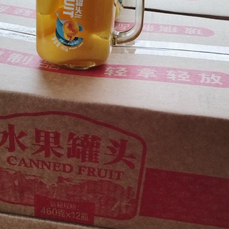 厂家一手货源，水果罐头礼盒480克×12瓶装
