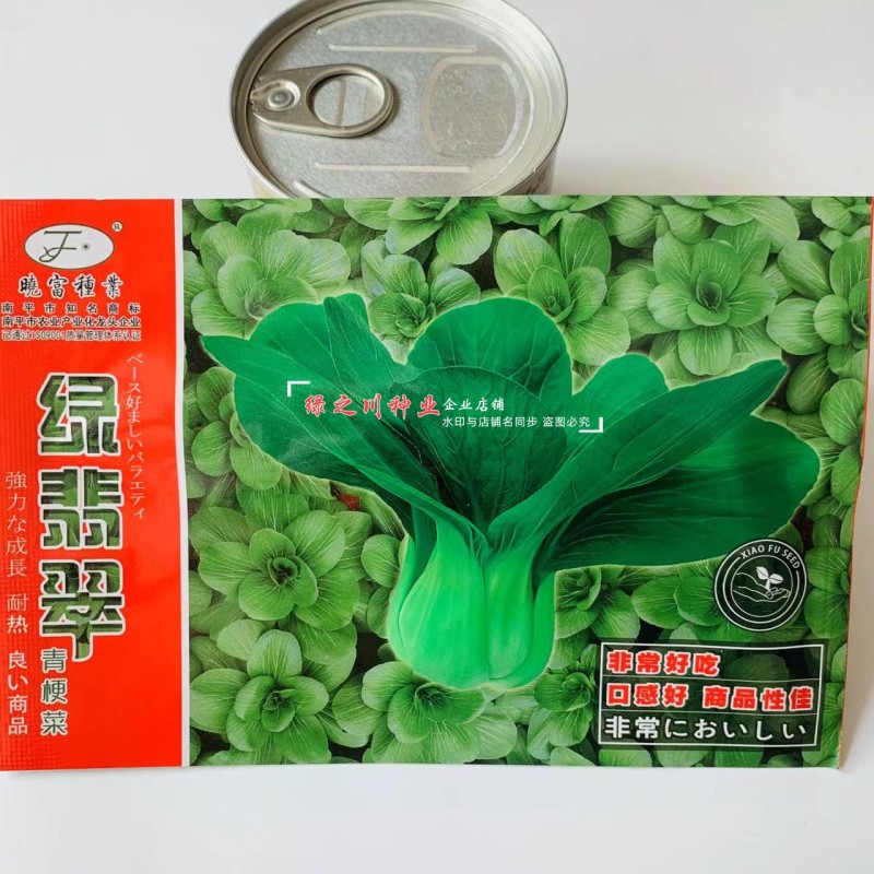 绿翡翠青梗菜种籽耐热小青菜种子抗高温高湿小油菜种子甜嫩