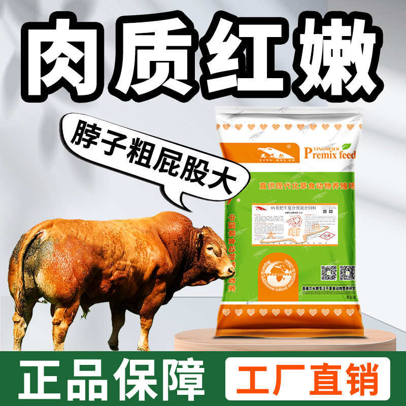 牛饲料牛专用饲料育肥促生长催肥增重快长的肥快速预混料添加