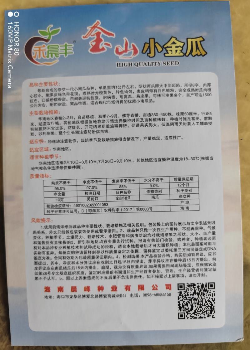 南瓜种子金山小金瓜，花生南瓜品种保证厂家发货下单前先沟通