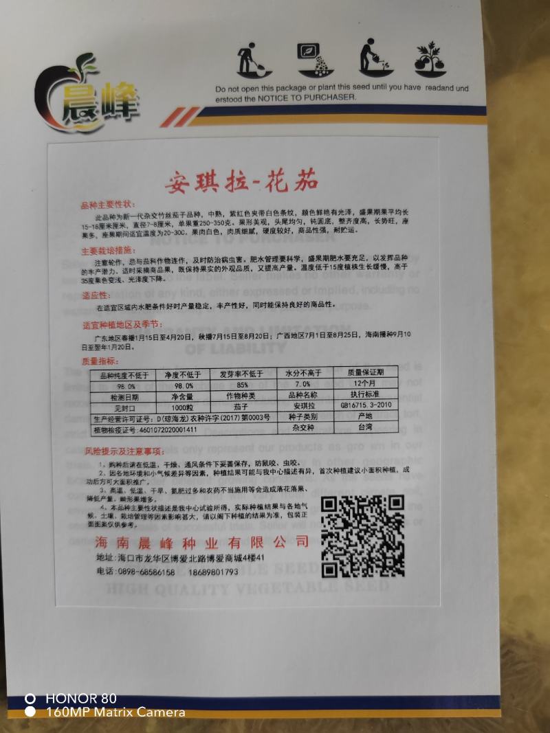 彩色茄子种子，颜色漂亮，口感佳，抗病高产