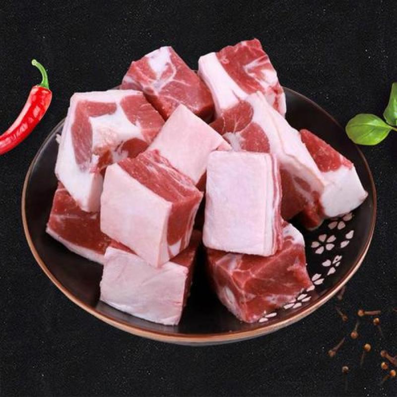 肉带皮带骨散养冷冻羊肉块