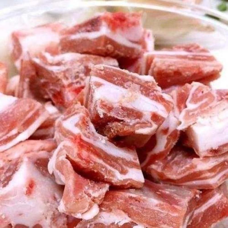 肉带皮带骨散养冷冻羊肉块