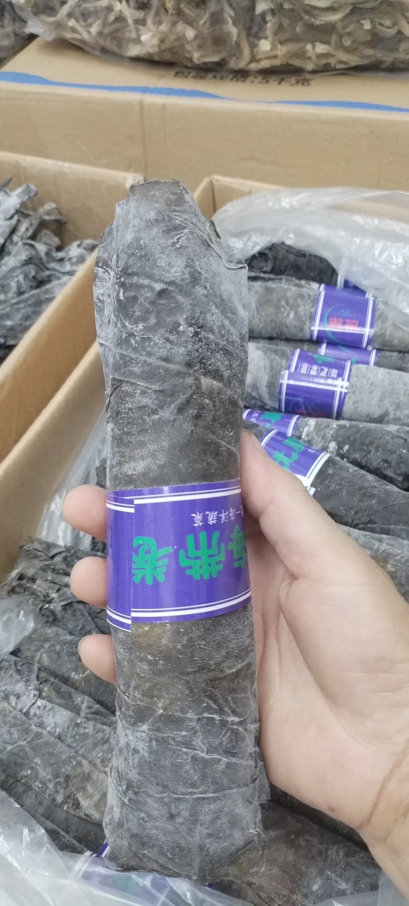 优质无沙长条板菜干海带卷厚实海带皮干货食堂电商超市直销