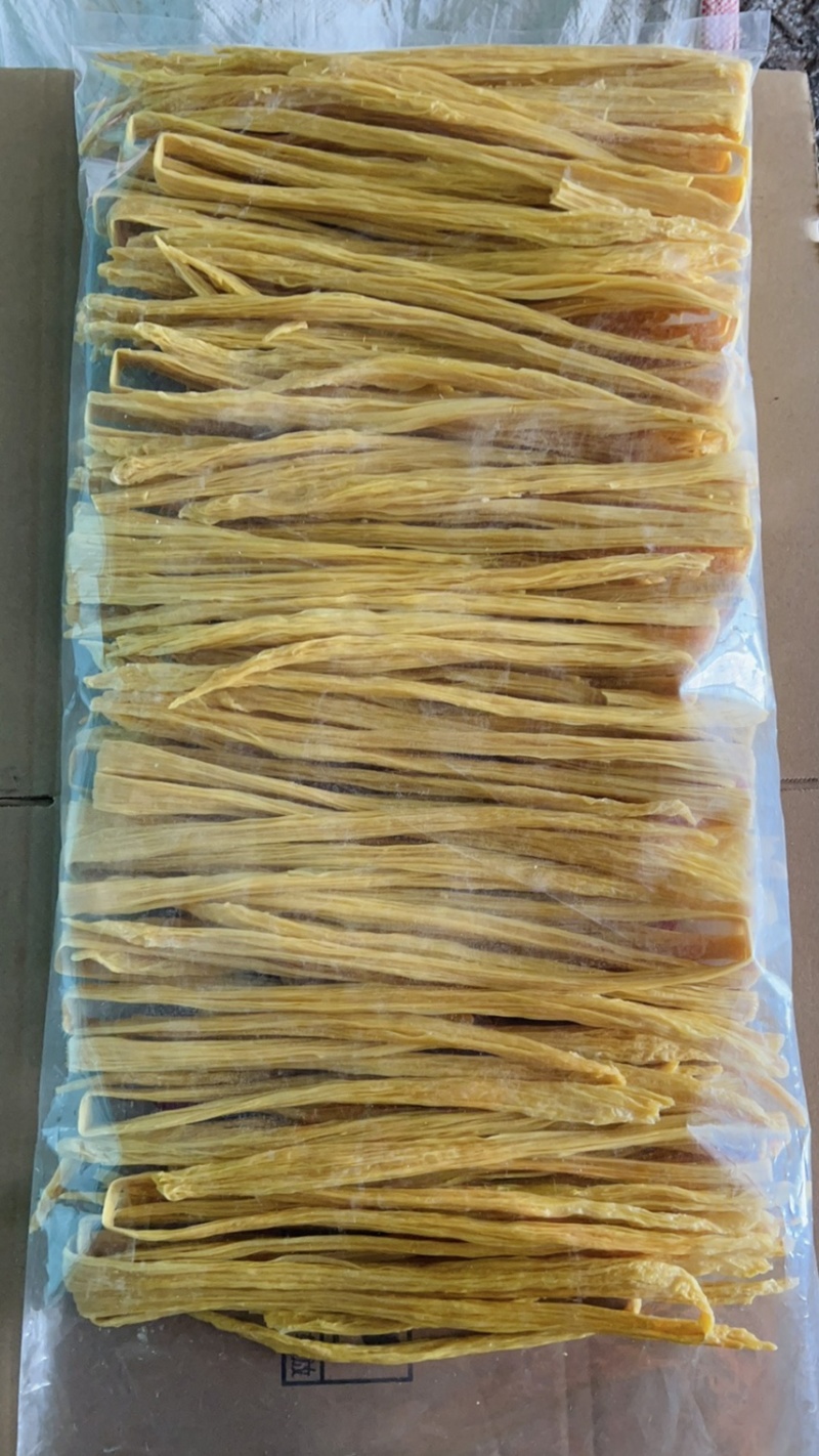 口感纯正纯手工黄豆腐竹（3000斤起批）