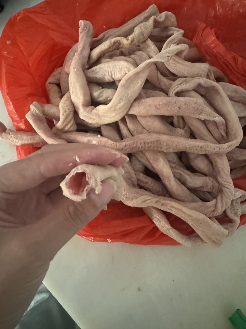 国产纯熟原油牛圆肠，牛肠纯干，里外干净一手货源