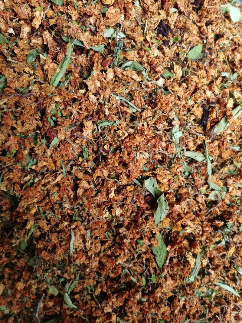 百花草益寿茶江湖地摊展销会产品