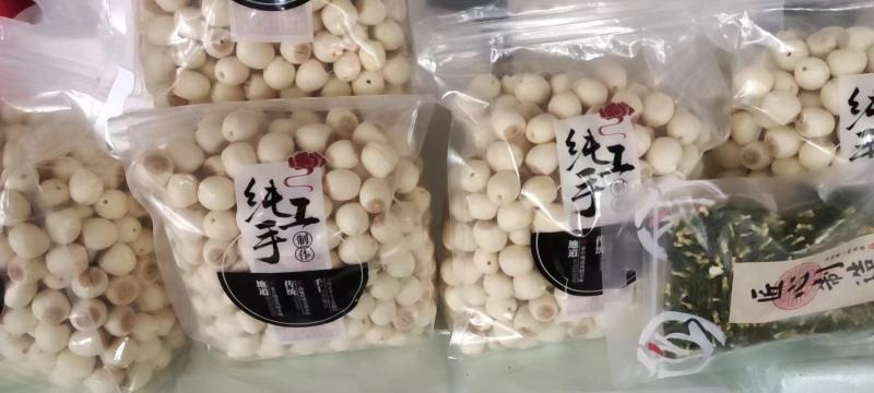 新鲜去心鲜白莲江西白莲子基地直供稳定供应