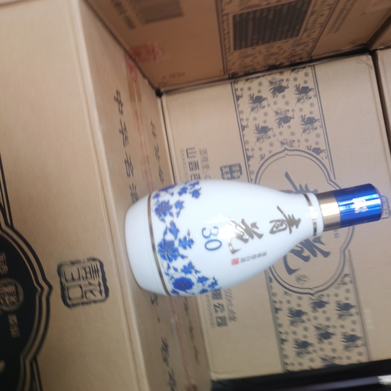 山西杏花村汾酒清香型白酒纯粮食酒整箱6瓶青花瓷酒