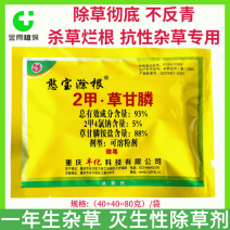憨宝滁根93%2甲草甘膦二甲四氯草甘膦铵灭生除草剂