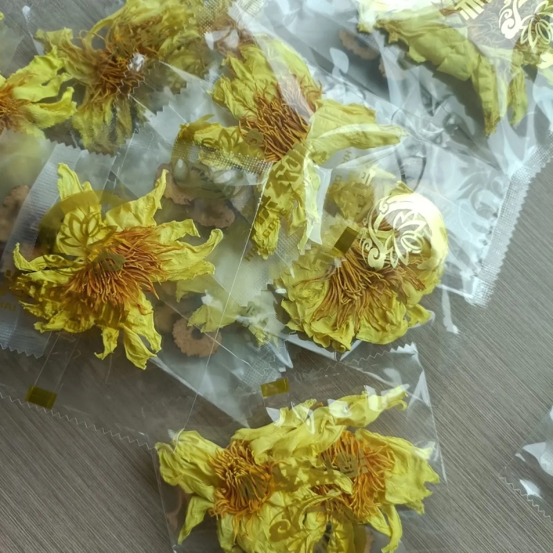 香水莲花茶干花微波烘干工艺