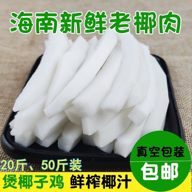 椰子肉毛椰肉老椰子肉