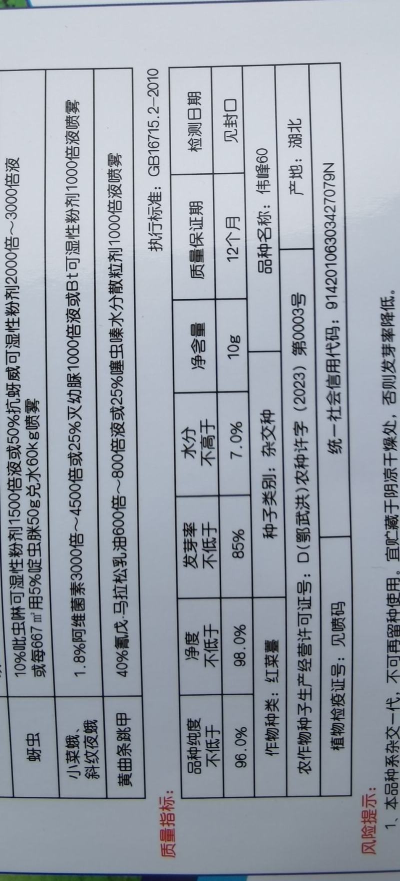 红菜苔种子伟峰60湖北早熟红菜苔