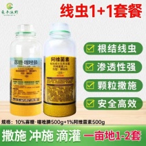 阿维噻唑磷膦线虫药烟草黄瓜草莓辣椒根结线虫根瘤菌线疙瘩