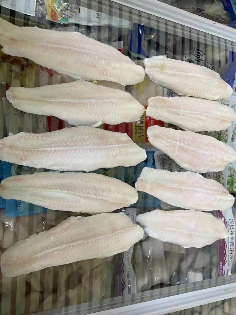 去皮精修巴沙鱼柳，规格7-8-9成，20斤4包
