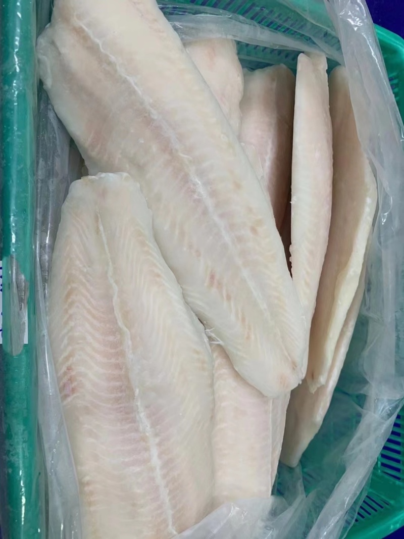 去皮精修巴沙鱼柳，规格7-8-9成，20斤4包