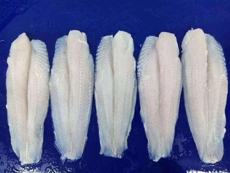 去皮精修巴沙鱼柳，规格7-8-9成，20斤4包