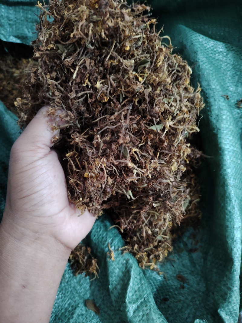 贵州金银花，晒花无硫，味香，己人工筛选