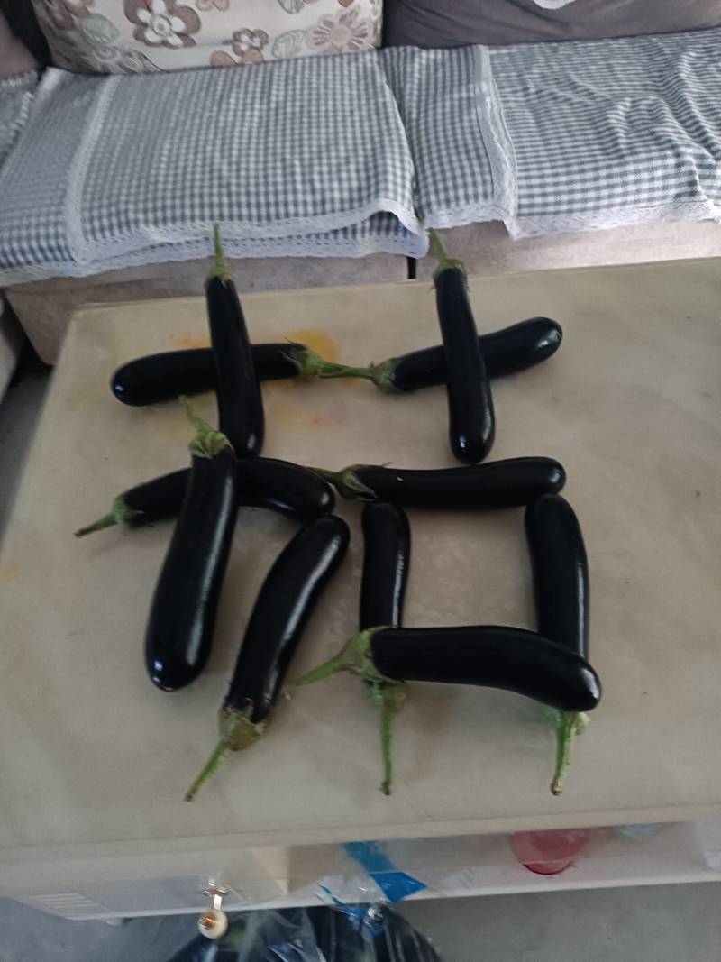 薄皮黑色茄子