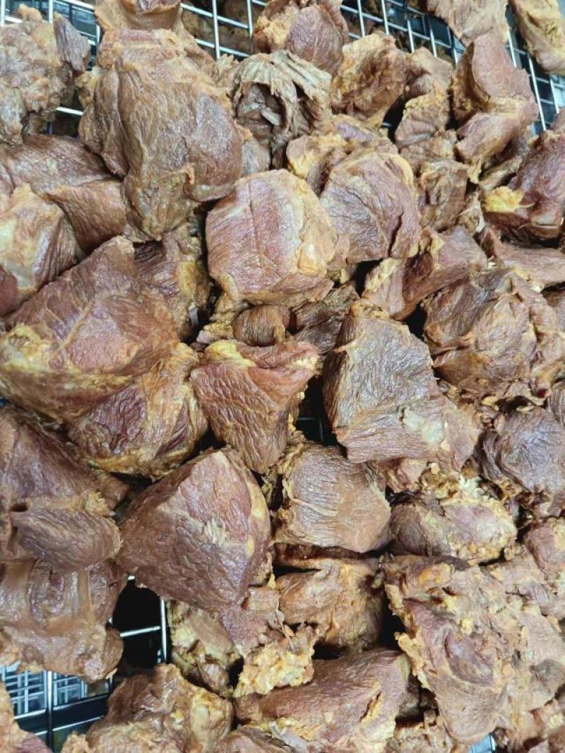 卤牛肉味酱肉块全熟现卤优质好吃欢迎各地老板联系洽谈