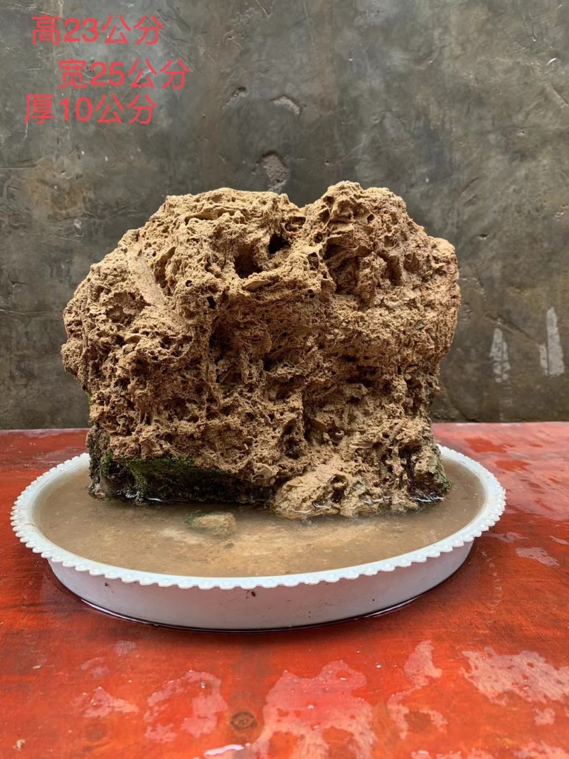 天然上水石吸水石盆景石假山奇石