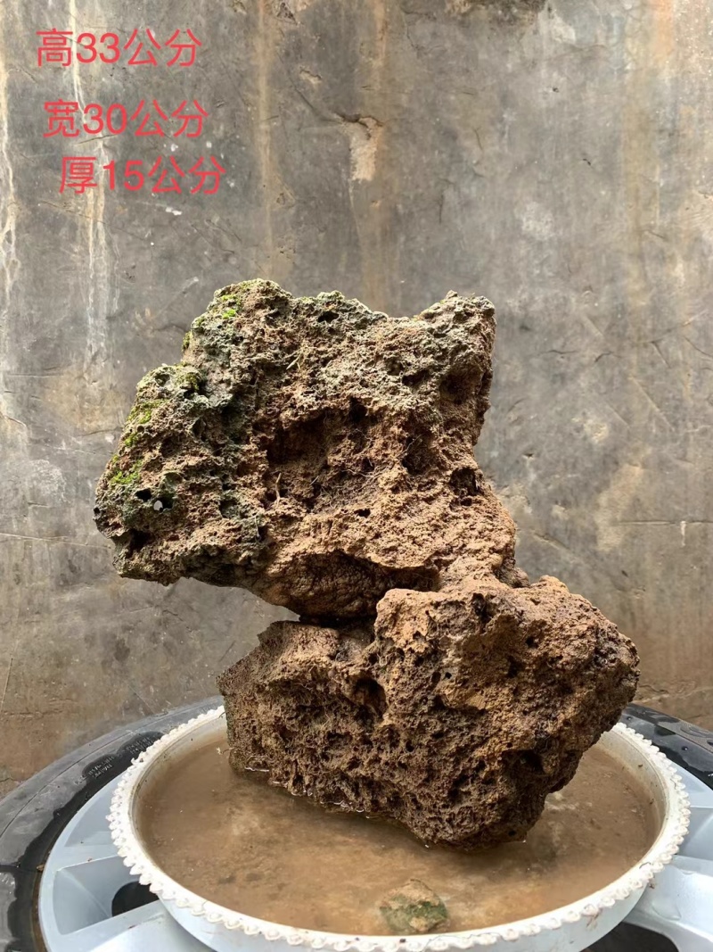天然上水石吸水石盆景石假山奇石