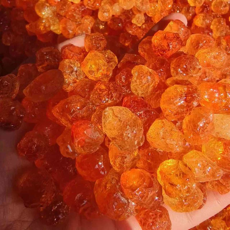 湖北随州精品桃胶颗粒纯人工精修剪无杂质高品质保障