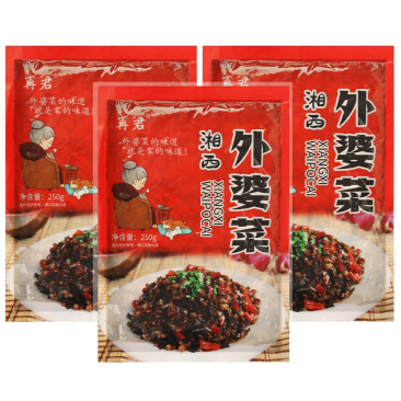 【外婆菜】250克袋装下饭菜厂家直销