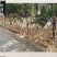 新农村建设不锈钢仿竹护栏草坪绿化菜园围栏景区仿真竹节篱笆