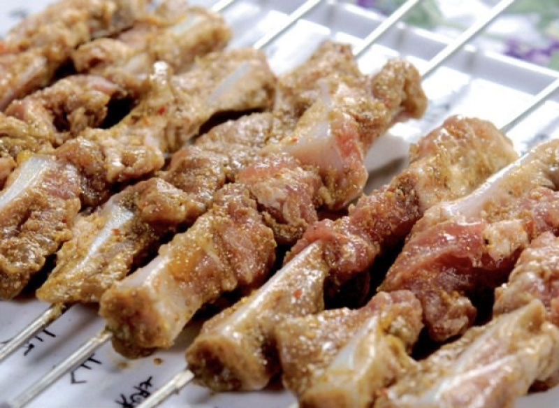 羔羊带骨手把肉