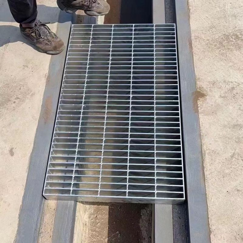 热镀锌钢格栅板楼梯加厚洗车排水沟平台盖板篦子踏步钢格板