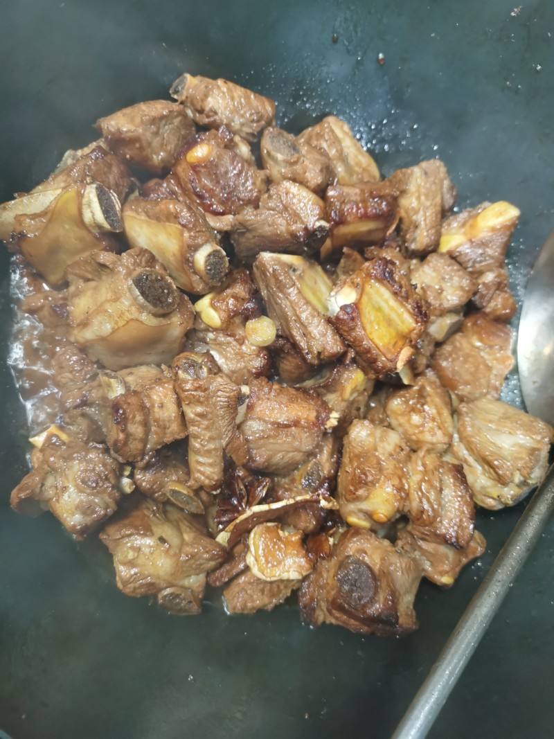 多肉猪小排，肥猪肋排，颜色鲜亮，根根肋排分明