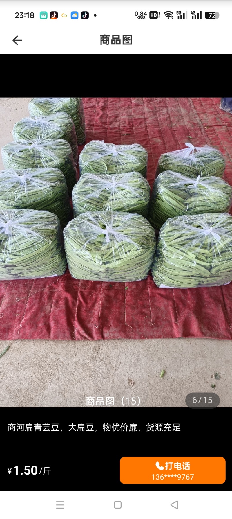 热销扁豆，山东省商河县扁青芸豆