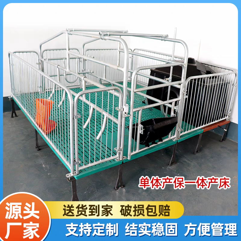 母猪产床双体单体国标2.5养猪设备定位栏保育床加厚2.2
