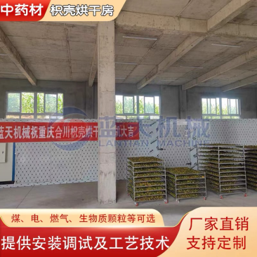 枳壳烘干机烘桔壳机子枳壳切半烘烤机烧颗粒枳实烤房设备