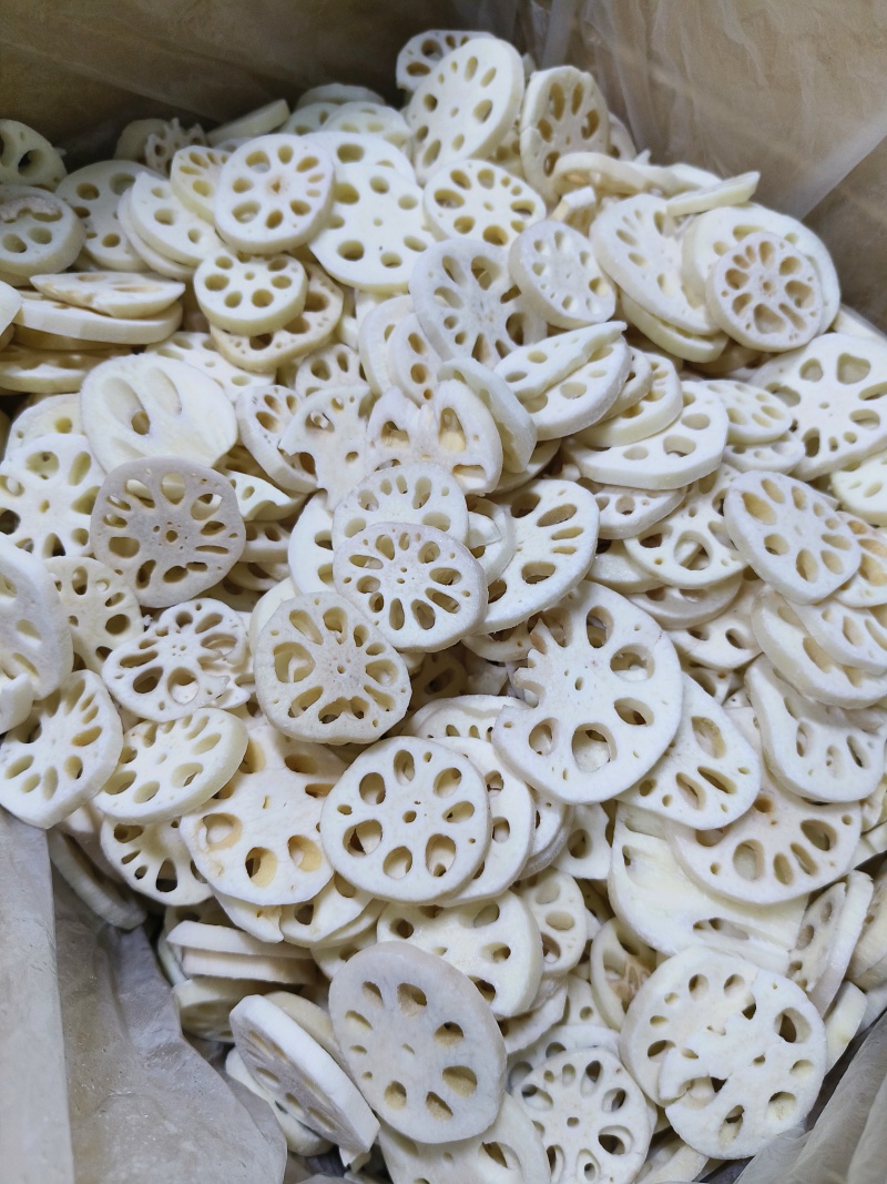 速冻藕片源头厂家适合大型餐饮连锁中央厨房欢迎来电
