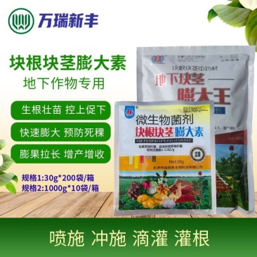 地下根茎膨大王块根块茎拉长膨果叶面肥红薯大姜冲施膨大素
