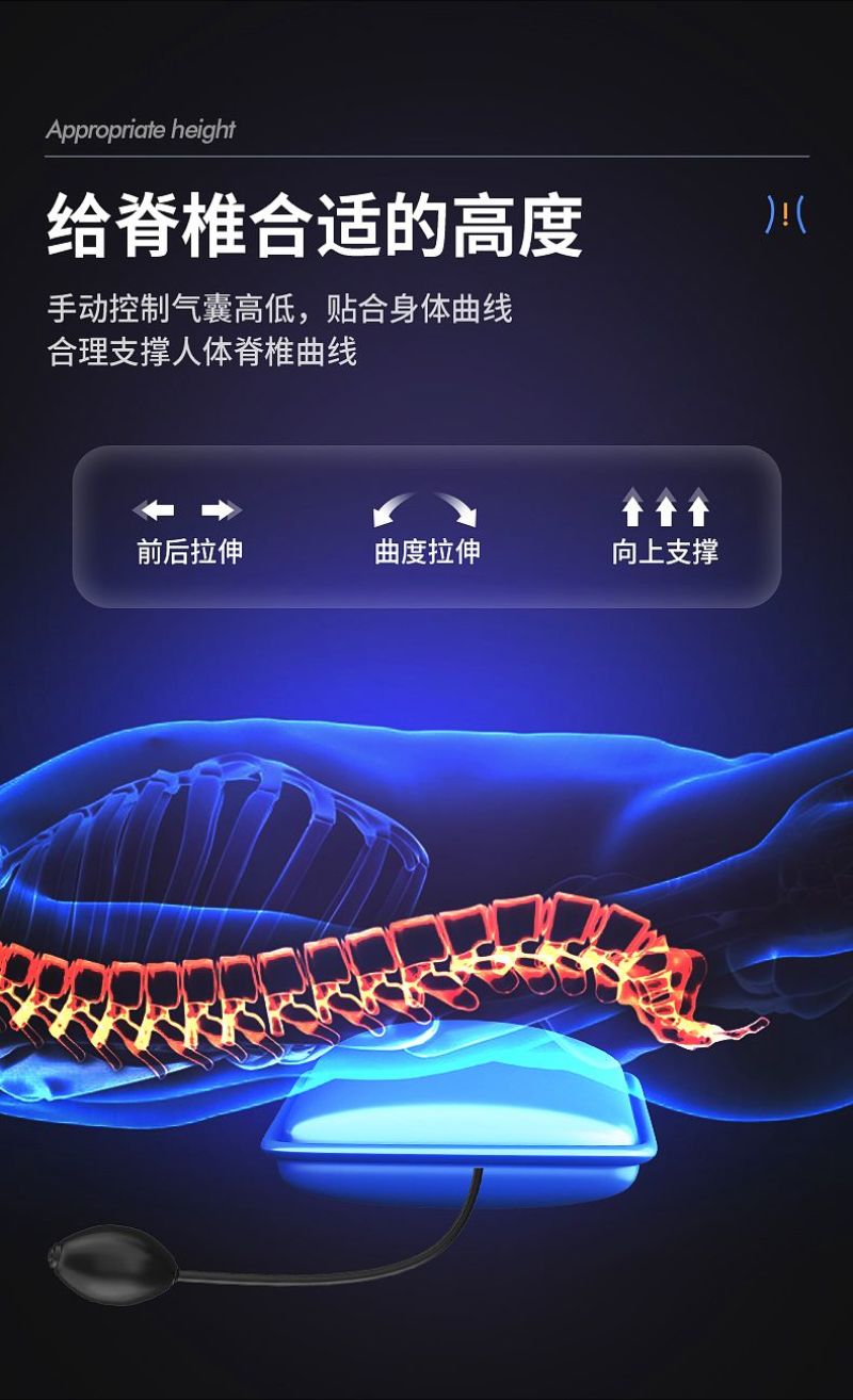 包邮颈椎按摩器颈部腰部脖颈肩家用揉捏电动仪全身按摩床垫