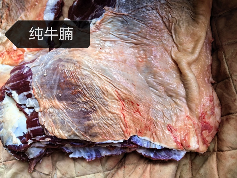 自己喂养自己宰杀无注水无老牛清真新鲜纯正黄牛牛肉