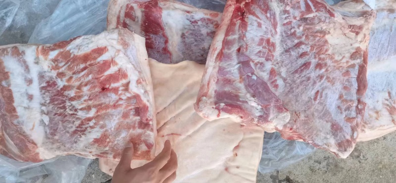肥猪碎肉到三七低出新货灌肠三七冷冻猪碎肉
