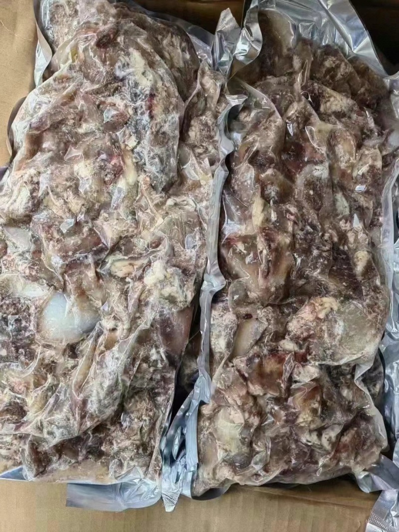 黄牛拆骨肉剔骨肉全熟牛肉冷冻带筋软骨肉带骨肉牛肉筋批发