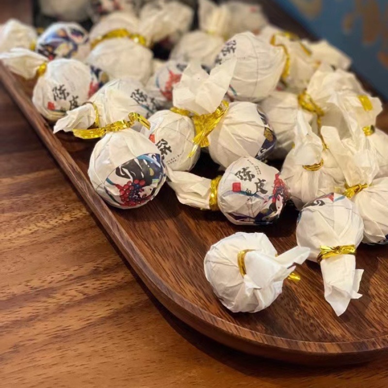 陈皮白茶龙珠福鼎白茶老白茶陈皮白牡丹一斤两罐500g