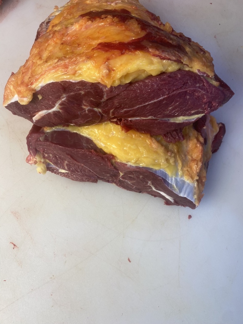 内蒙古草原溜达牛，黄膘牛肉