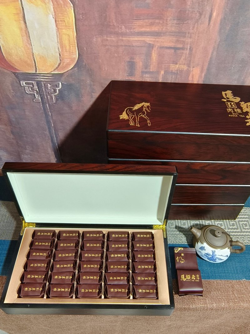 马头岩肉桂岩茶茶叶武夷山岩茶礼盒装礼品小泡装浓香一件批发