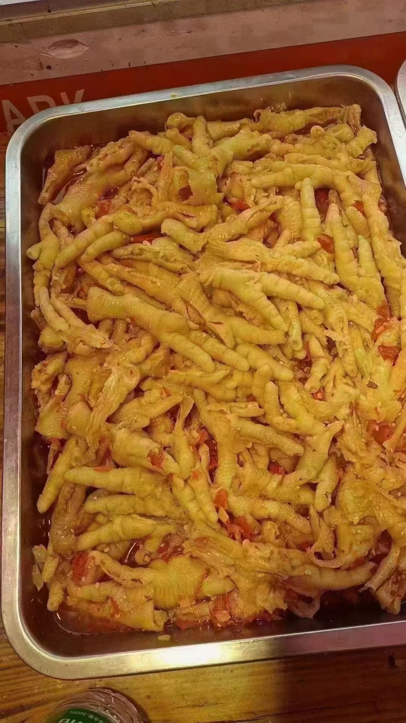 无骨鸡爪双椒麻辣鸡爪小吃餐饮酒店去骨凤爪商用摆摊整箱批发